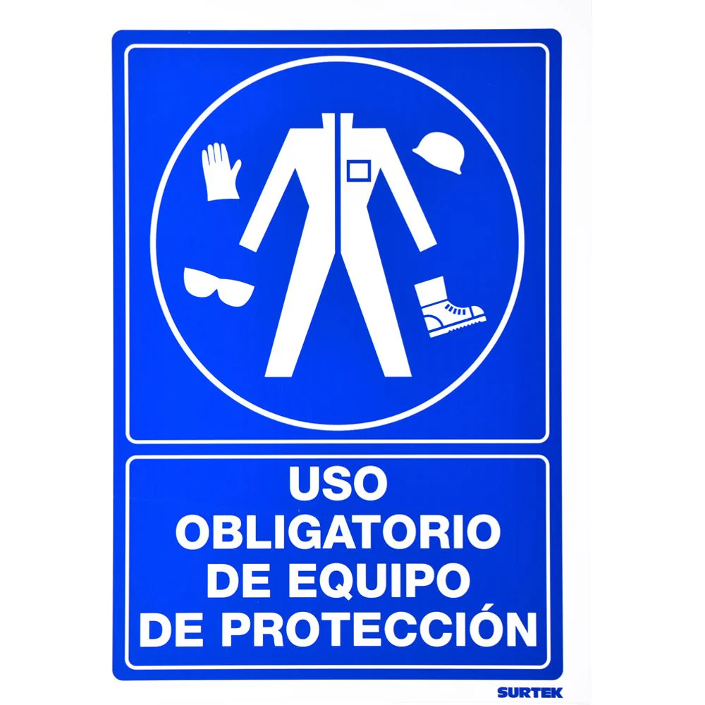 Letrero "Equipo Protección" Surtek - Image 2