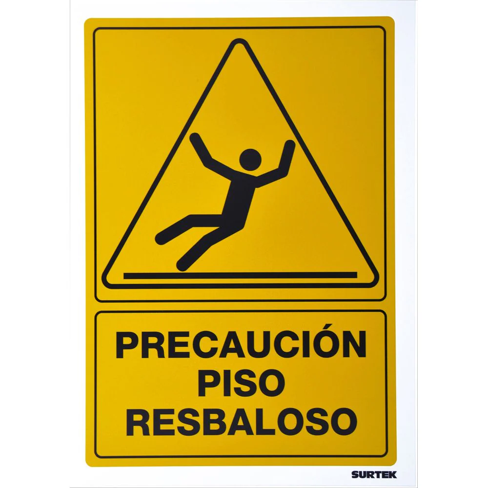 Letrero "Piso Resbaloso" Surtek - Image 4