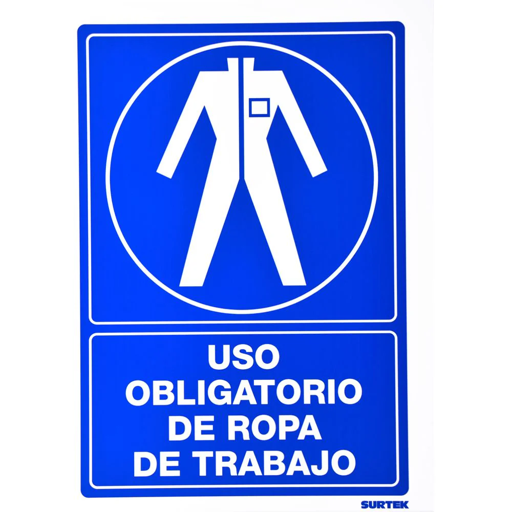 Letrero "Ropa De Trabajo" Surtek - Image 2