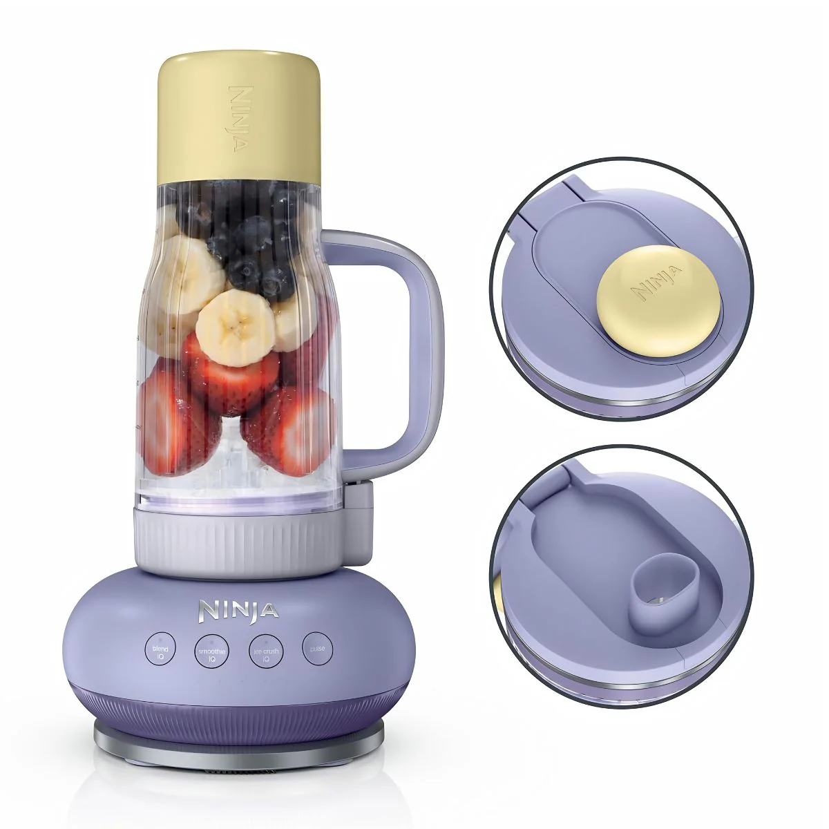 Licuadora Portátil Ninja Blendboss Con Vaso De 26 Oz, Tapa Antifugas, Diseño Compacto Y Potente Para Smoothies Y Bebidas.