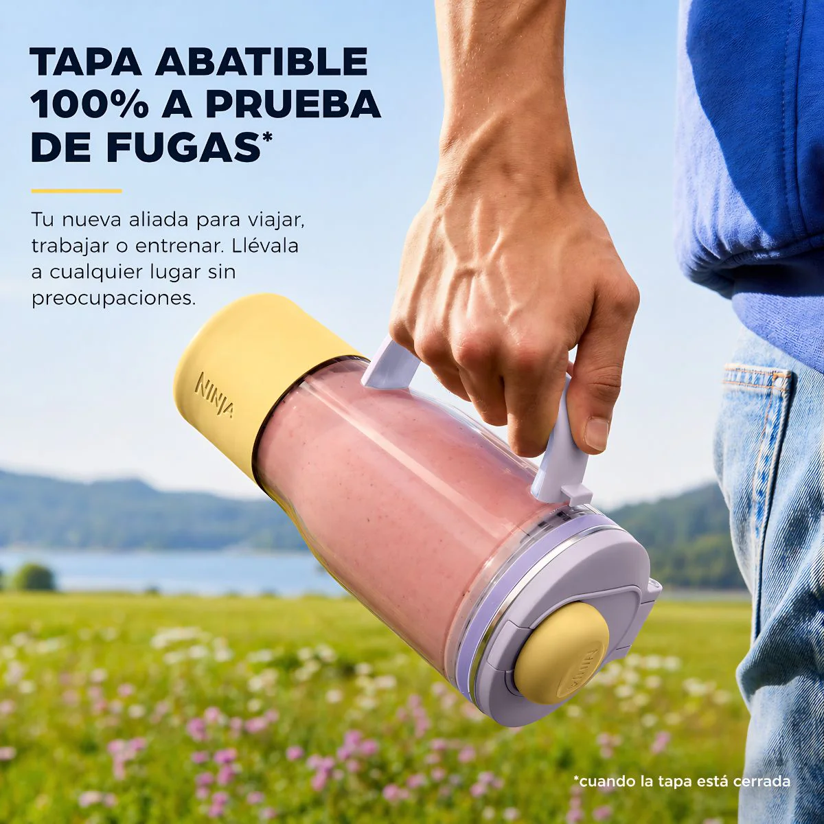 Licuadora Portátil Ninja Blendboss Con Vaso De 26 Oz, Tapa Antifugas, Diseño Compacto Y Potente Para Smoothies Y Bebidas. - Image 3
