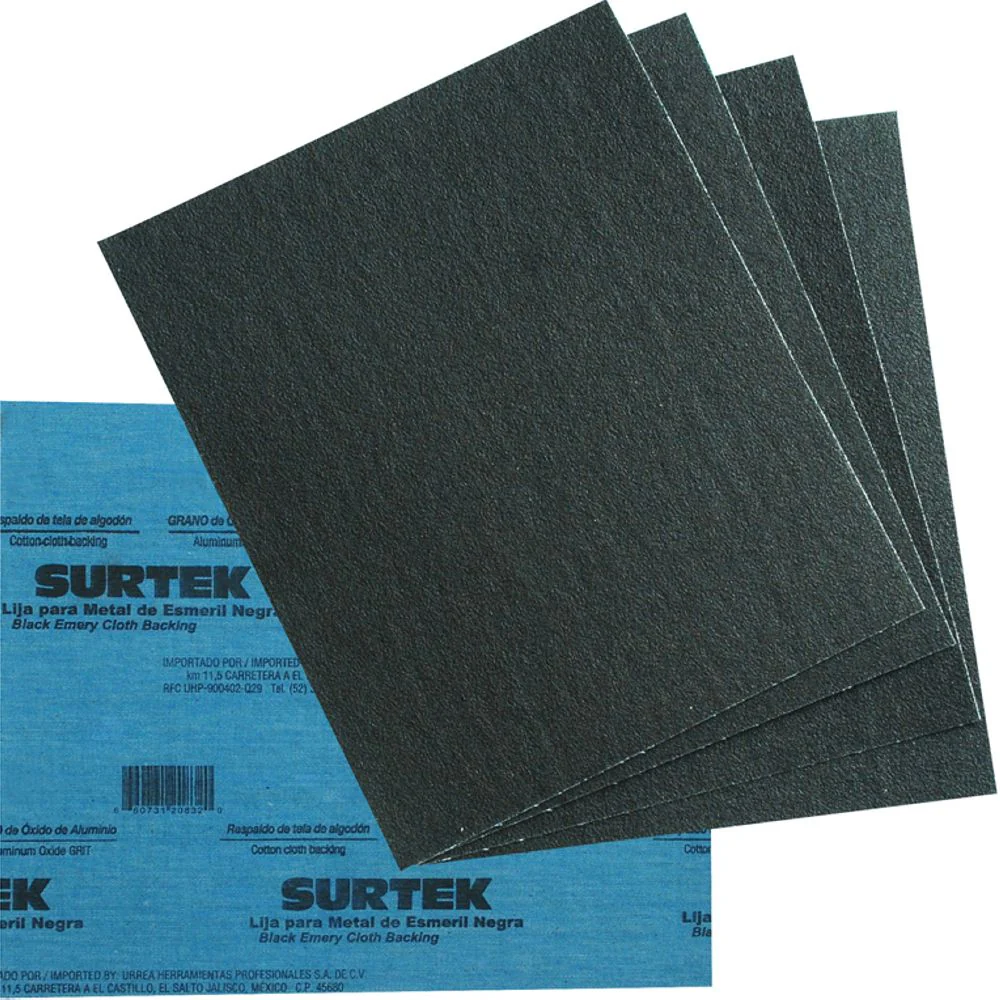 Lijas De Esmeril Negra 9" X 11" Surtek - Image 2