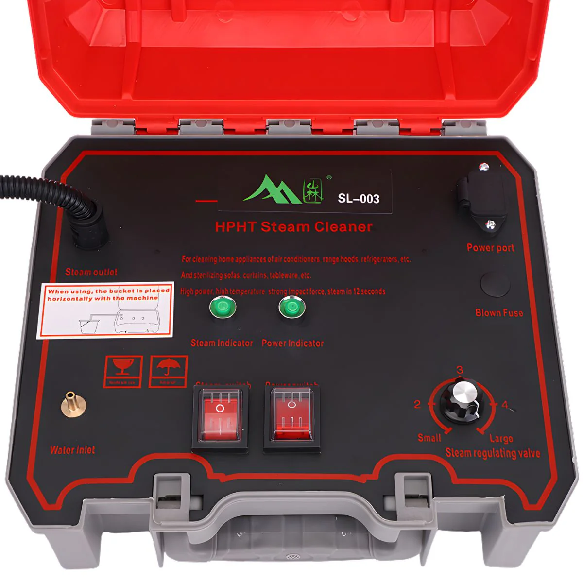 Limpiador A Vapor De Alta Presión. Máquina De Limpieza A Vapor Multifuncional Con Cepillos Intercambiables. - Image 5