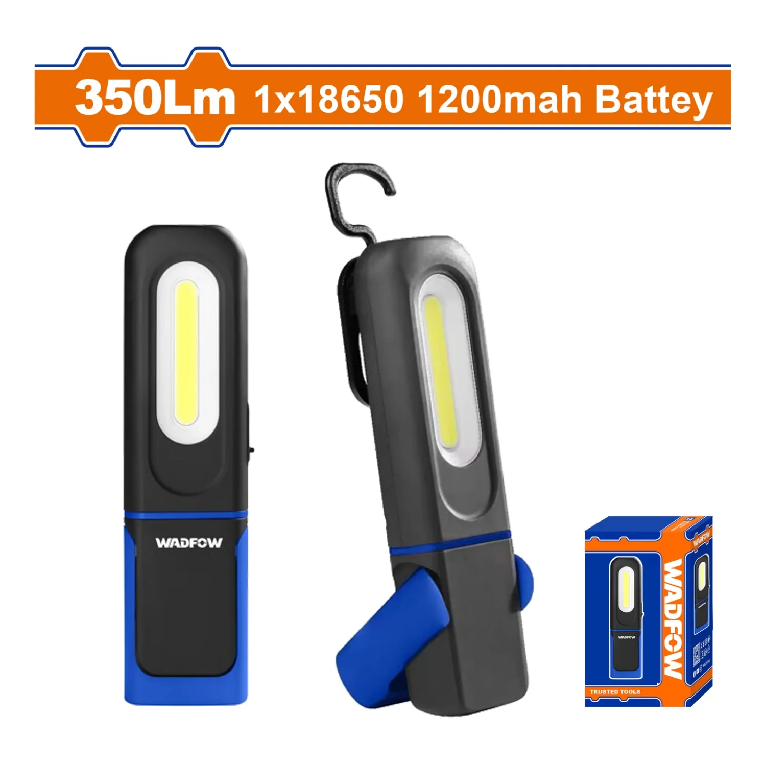 Linterna De Mano 350Lm. Batería 18650 De 1200Mah. Enfoque: 80Lm. IP62. Duración Luz Alta: 4 Horas. - Image 2