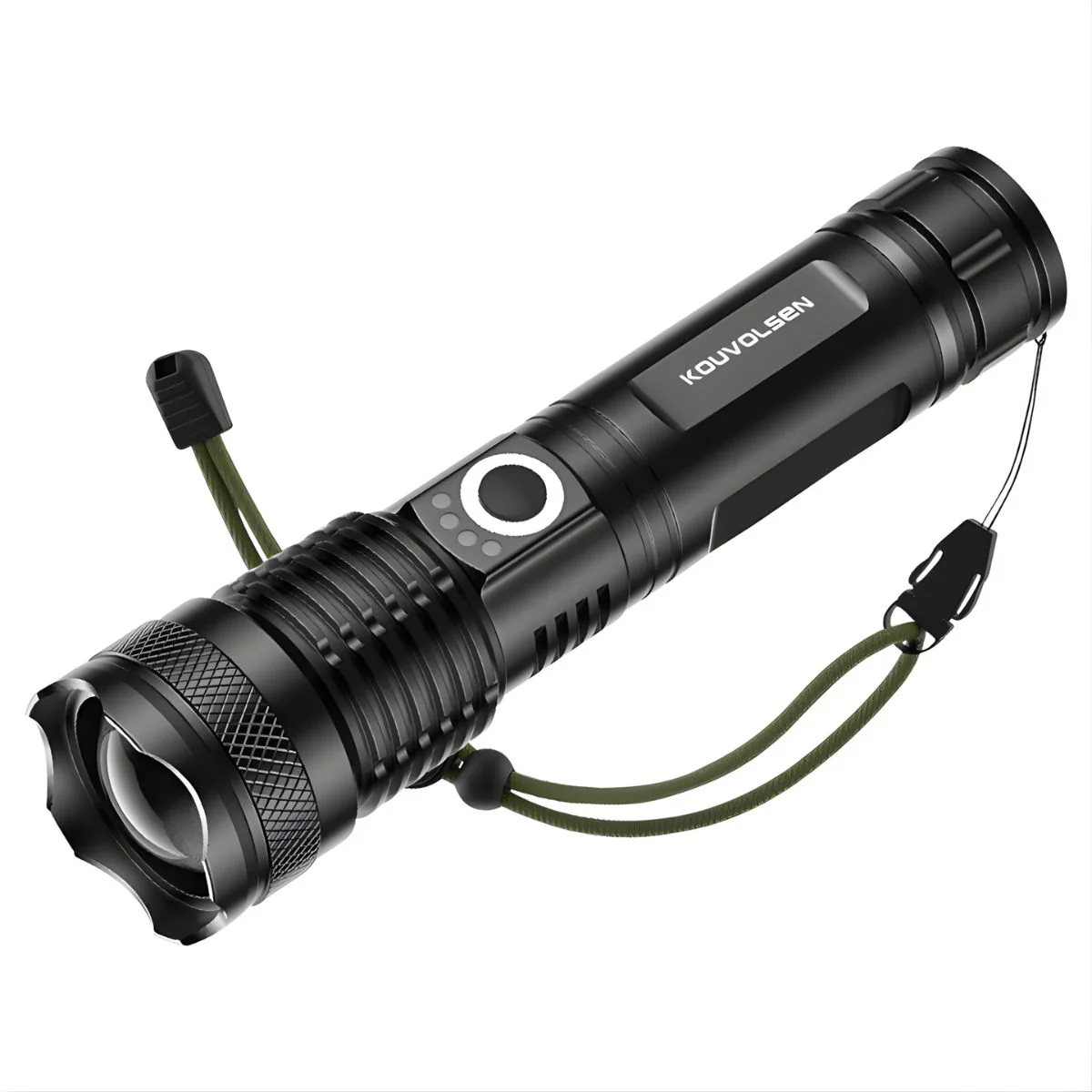 Linterna LED De Alta Potencia Con Zoom Telescópico. Luz Táctica De 10W Recargable USB-C. 4 Modos Con Función SOS. - Image 3