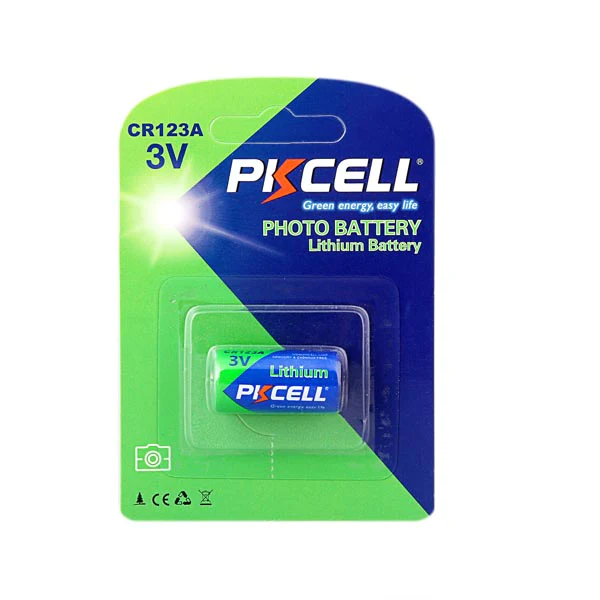 Batería Recargable CR123A 3V Pila
