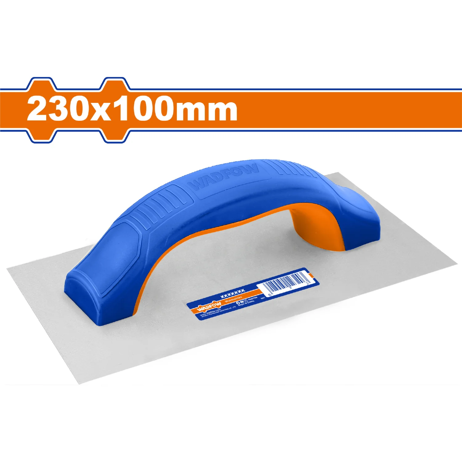 Llana Para Pastear Yeso 230X100mm Acero Al Carbono. Mango De Diseño Ergonómico. - Image 2