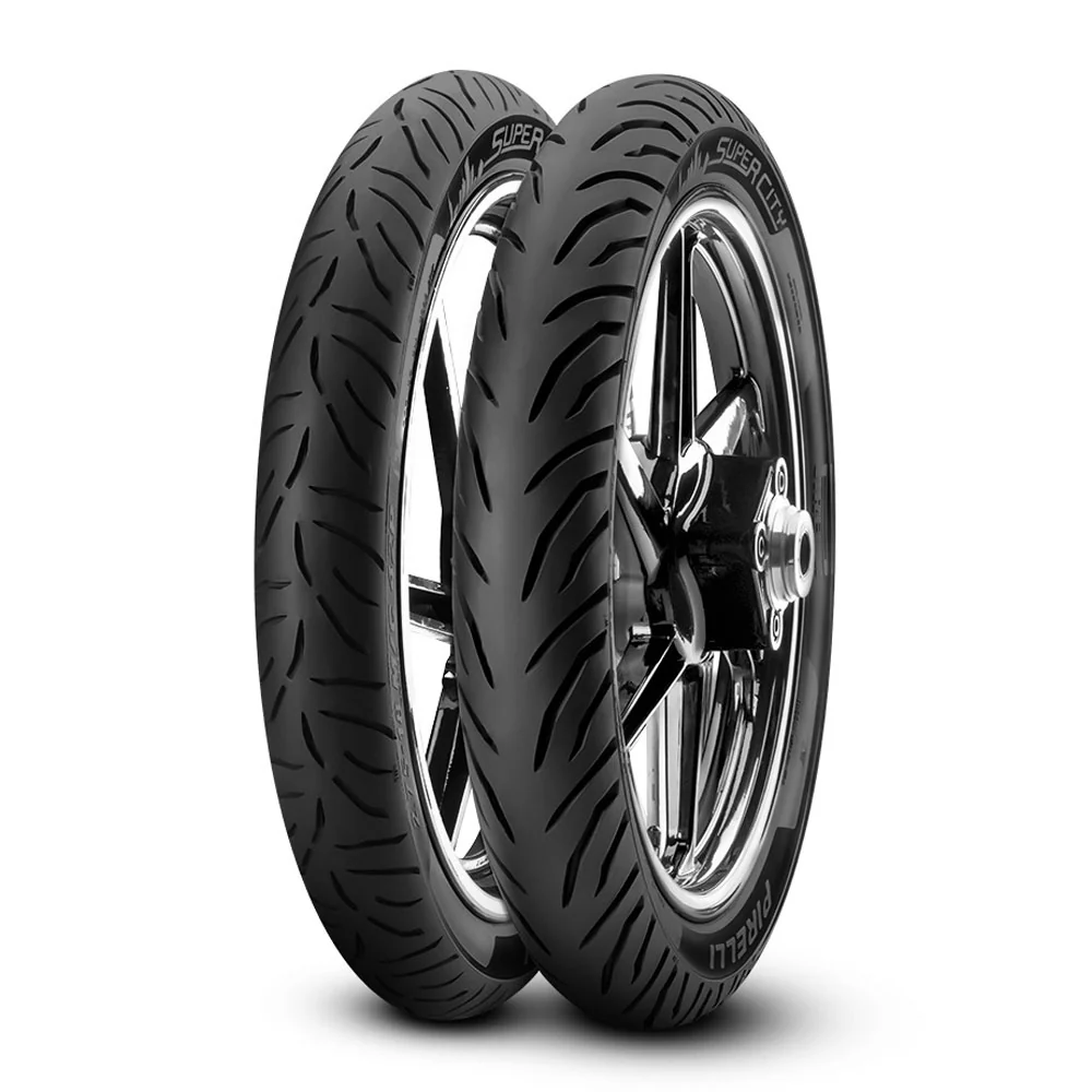 Llanta Delantera Pirelli 2.75-18 M/C TL 42P Super City Para Moto RKG150 - Image 2
