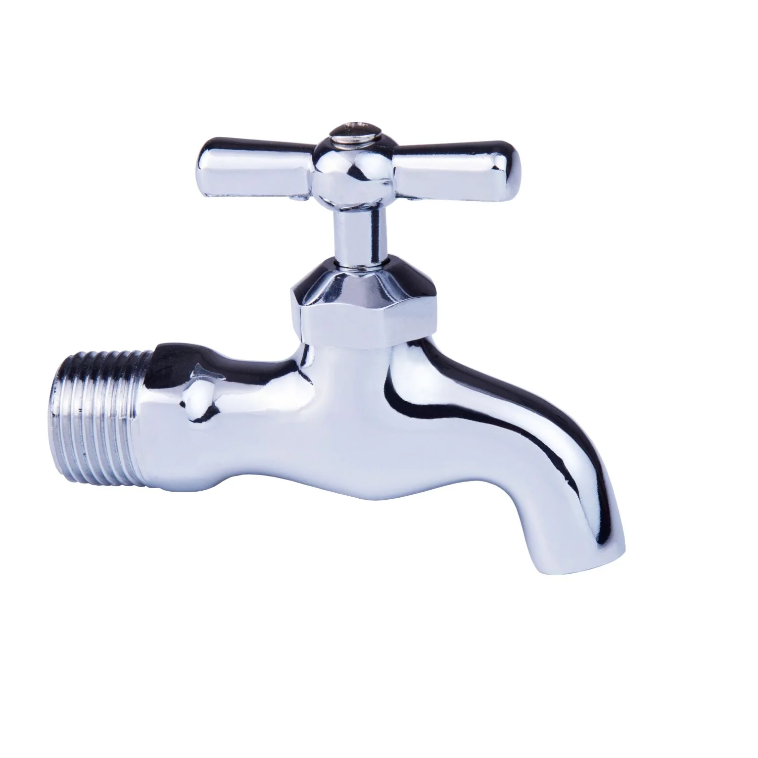 Llave De Agua Cromada 1/2" Sin Rosca - Image 2