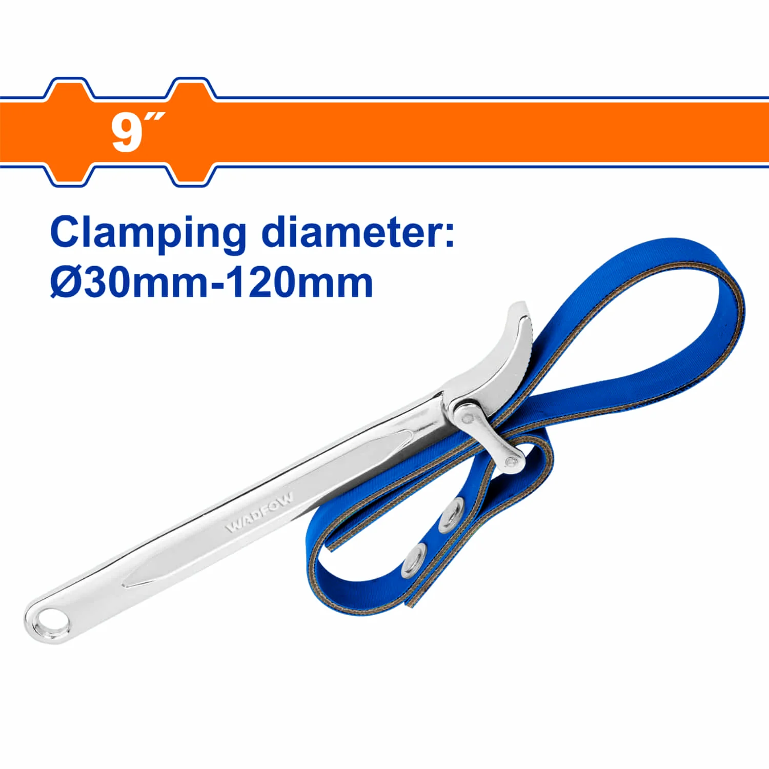 Llave De Correa Para Filtro De Aceite 9" Sujección 30Mm-120Mm
