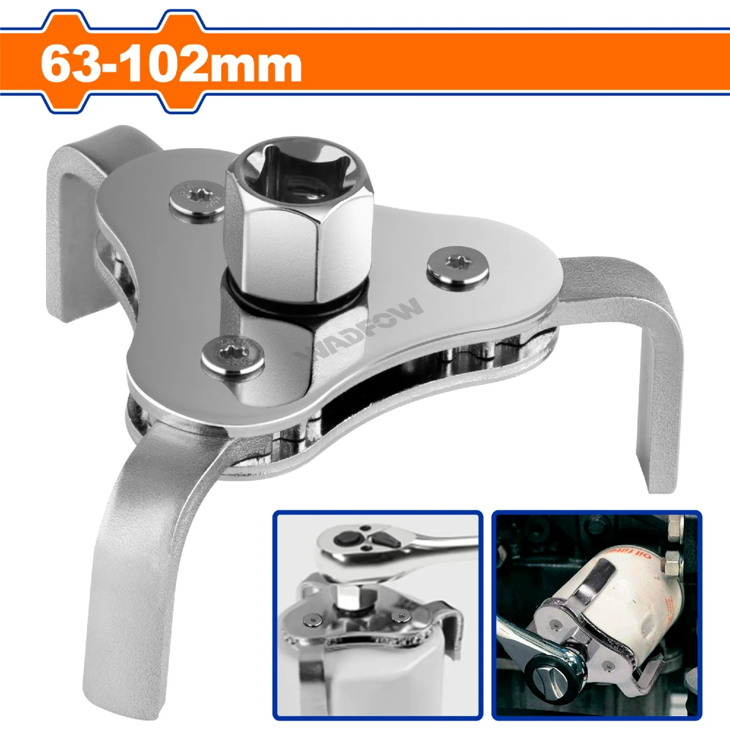 Llave De Filtro Aceite Bidireccional De 3 Patas. Diámetro De Desmontaje: 63-102Mm. Long De Patas: 40Mm. - Image 2