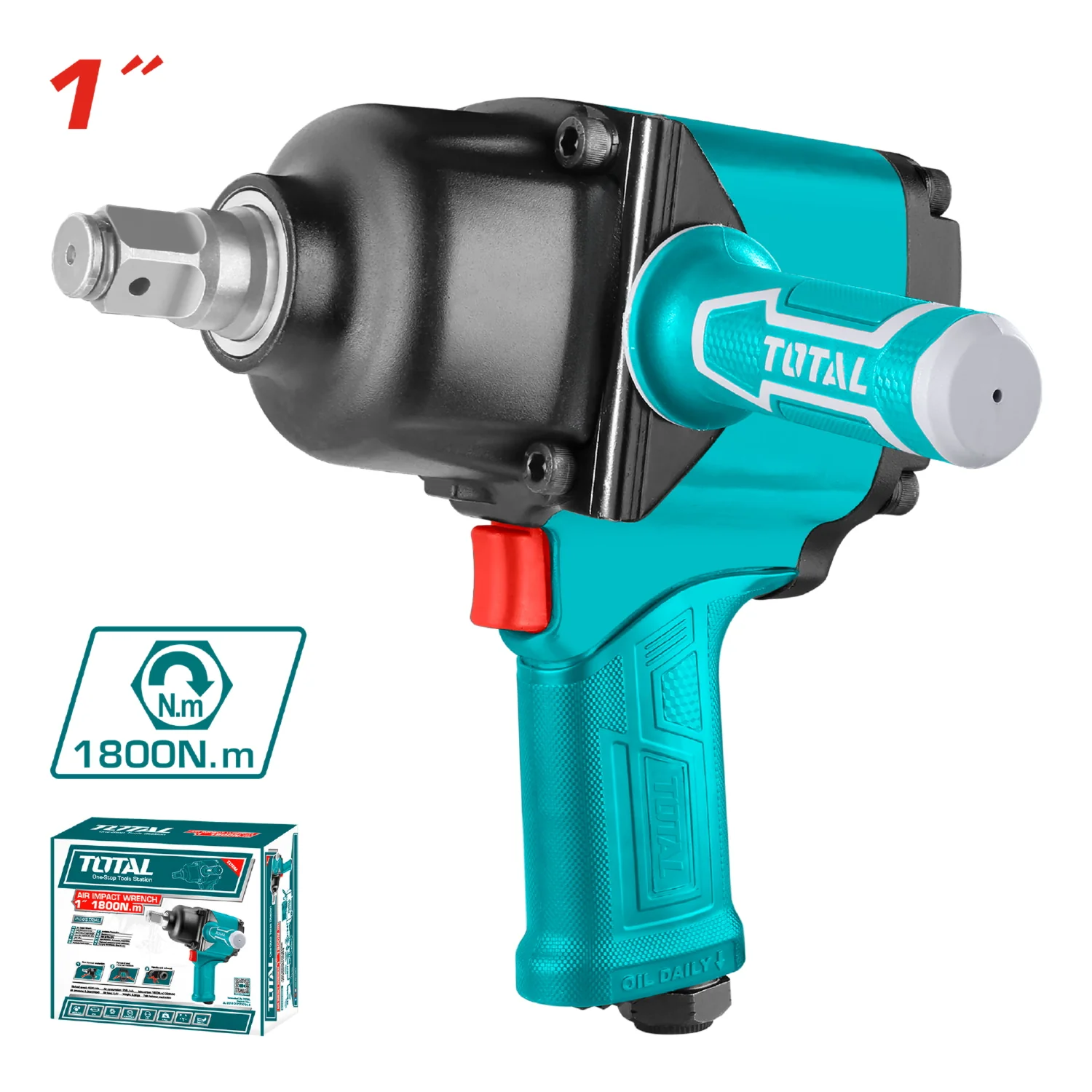 Llave De Impacto Neumática 1 " No-Load Speed:4000 Rpm Max. Torque: 1800Nm (1328Pies) - Image 2
