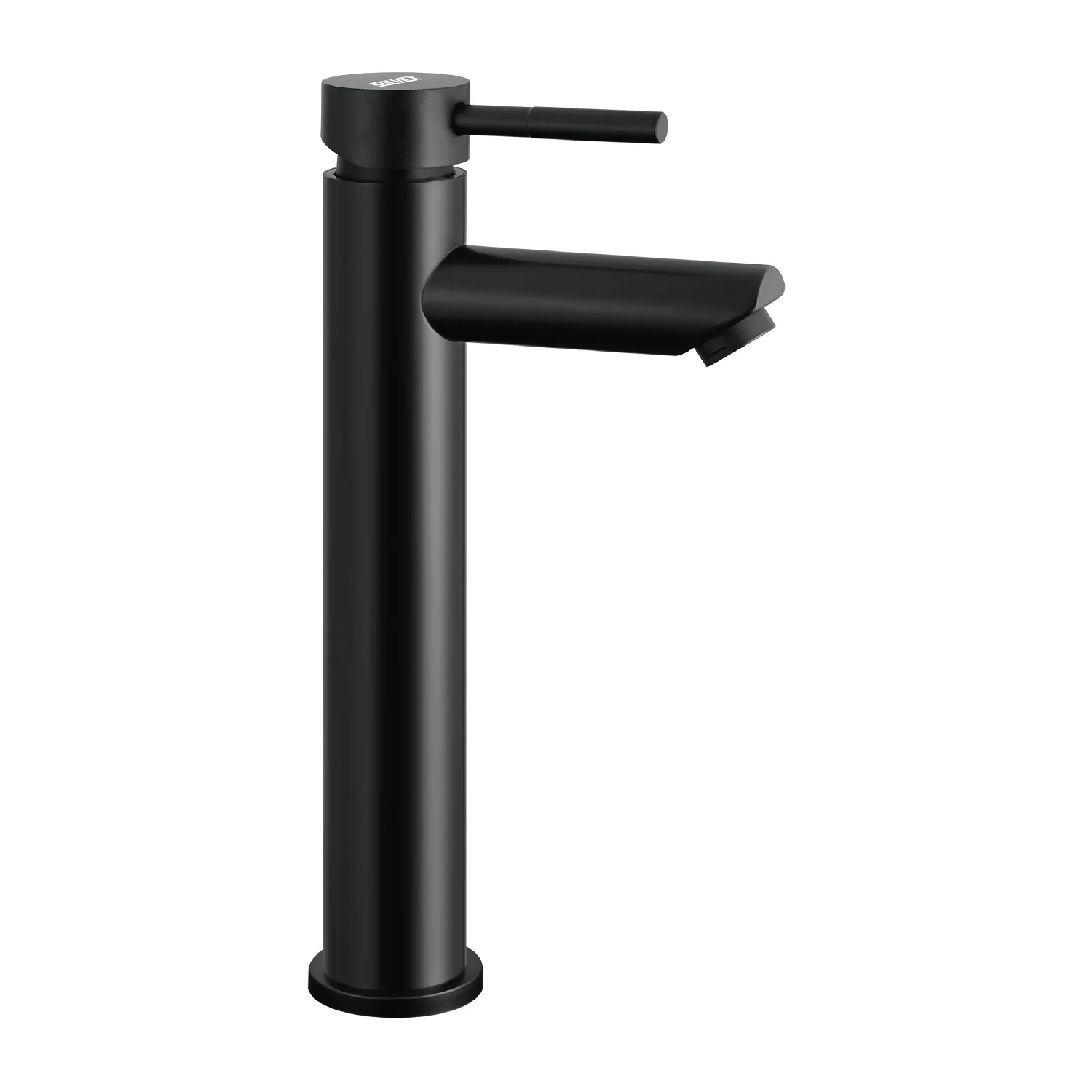 Llave De Lavamanos Individual Alta. Color Negro. Grifo Para Lavabo. Pluma Agua Fría Y Caliente. Acero Inoxidable. - Image 2