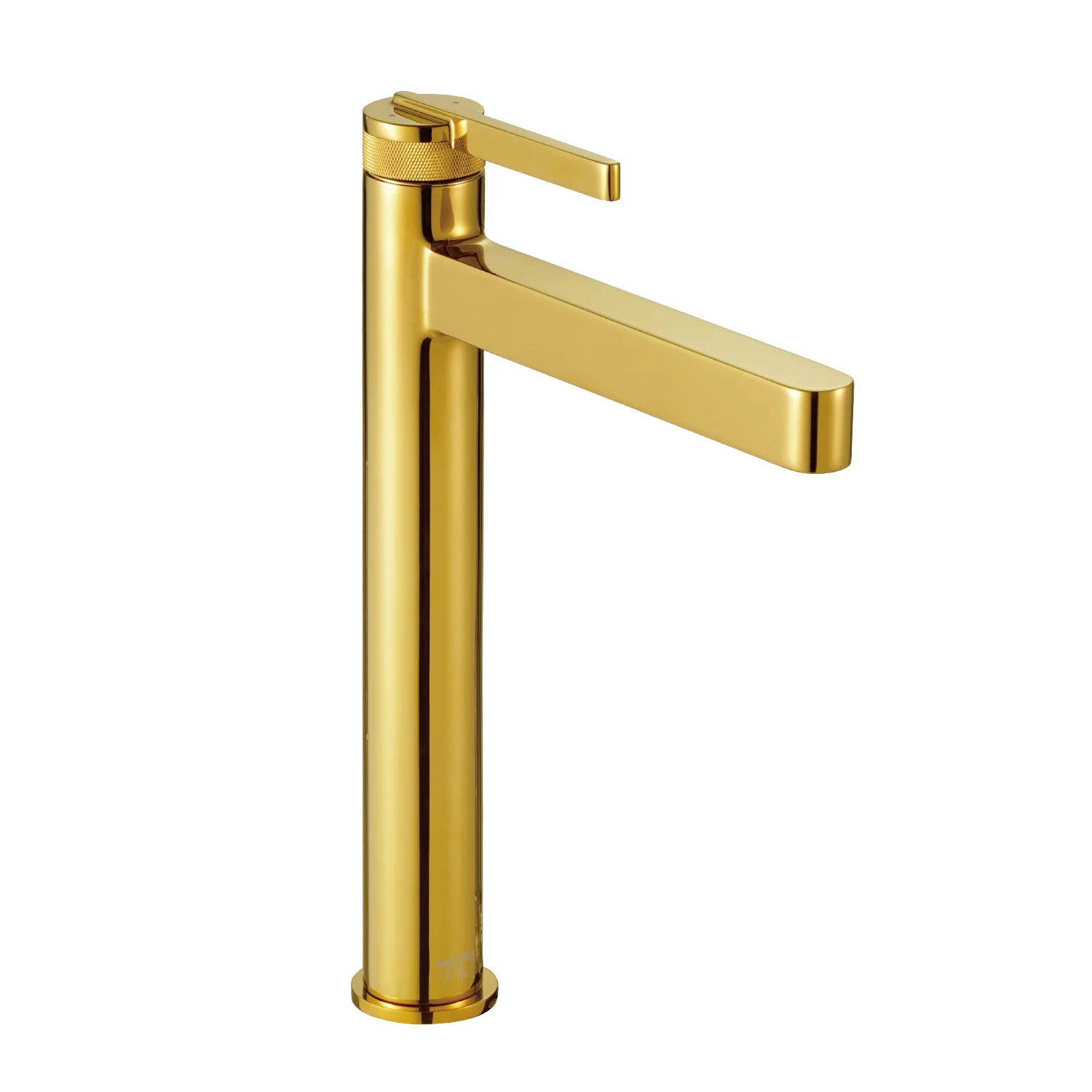 Llave De Lavamanos Individual. Color Dorado. Grifo Para Lavamanos. Pluma Agua Fría Y Caliente. Altura De 30Cm. Garantía De Por Vida. - Image 2