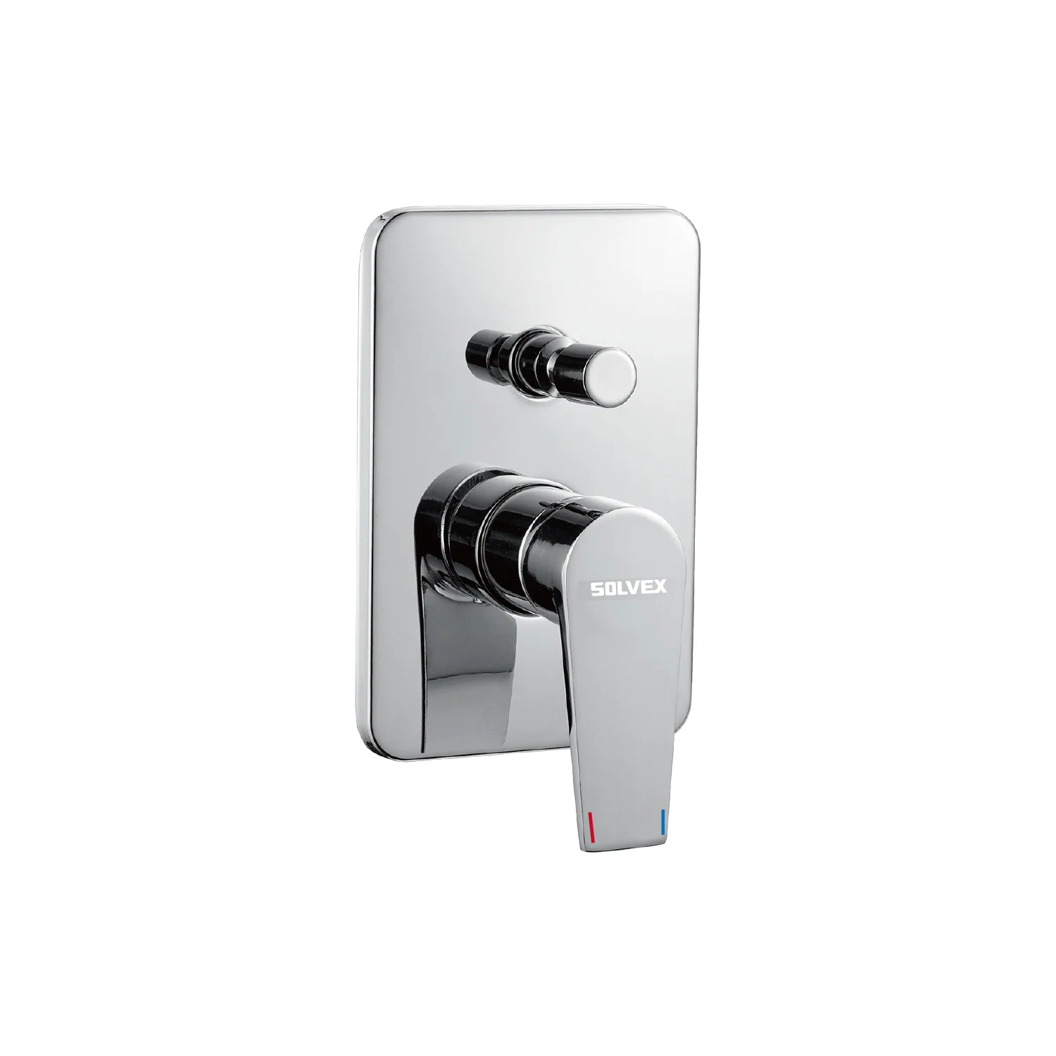 Llave De Palanca Maneral Para Ducha. Mezcladora Monomando Para Regadera Con Desviador De 2 Funciones Para Empotrar. - Image 2