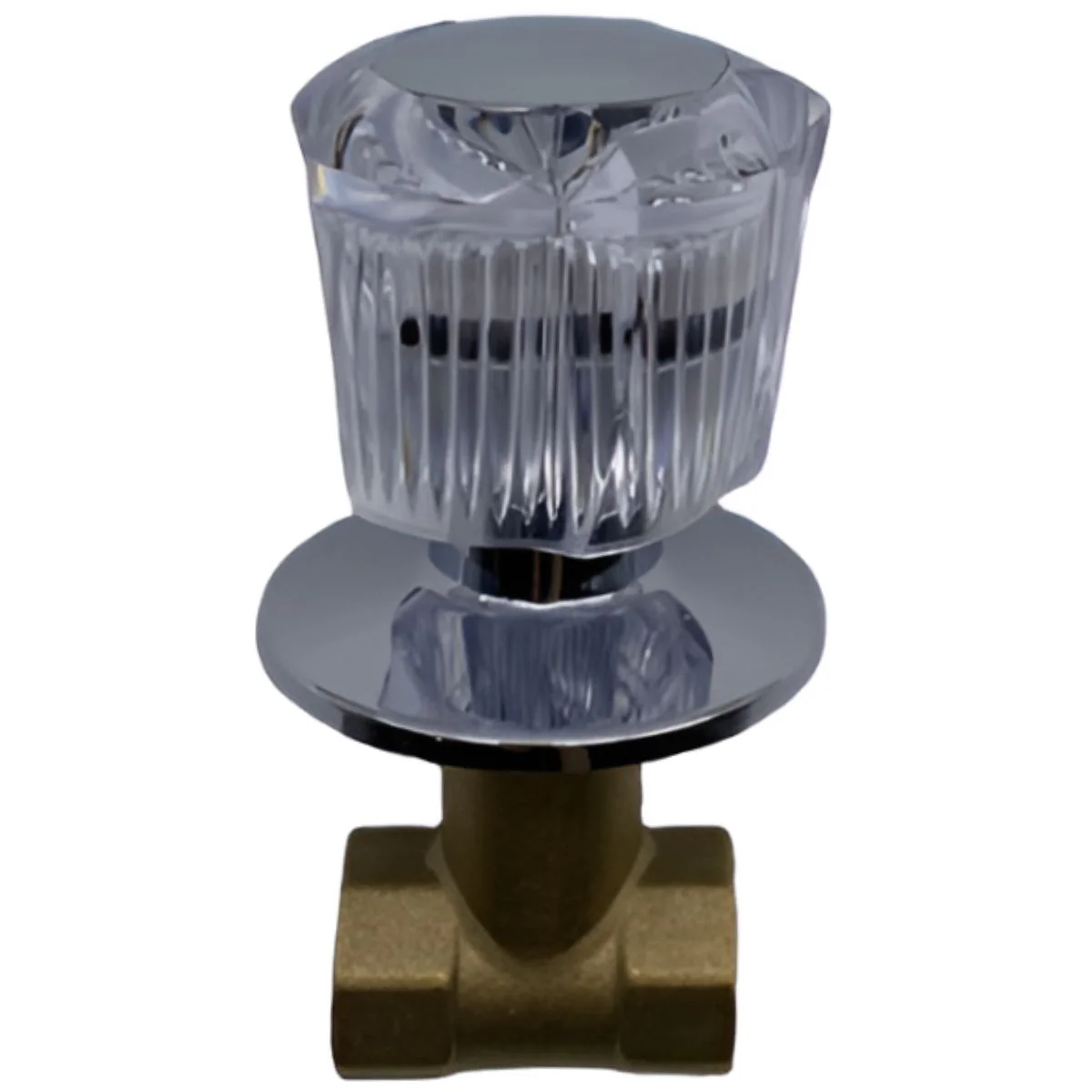Llave O Maneral De Ducha Para Empotrar. Acabado Cromado.