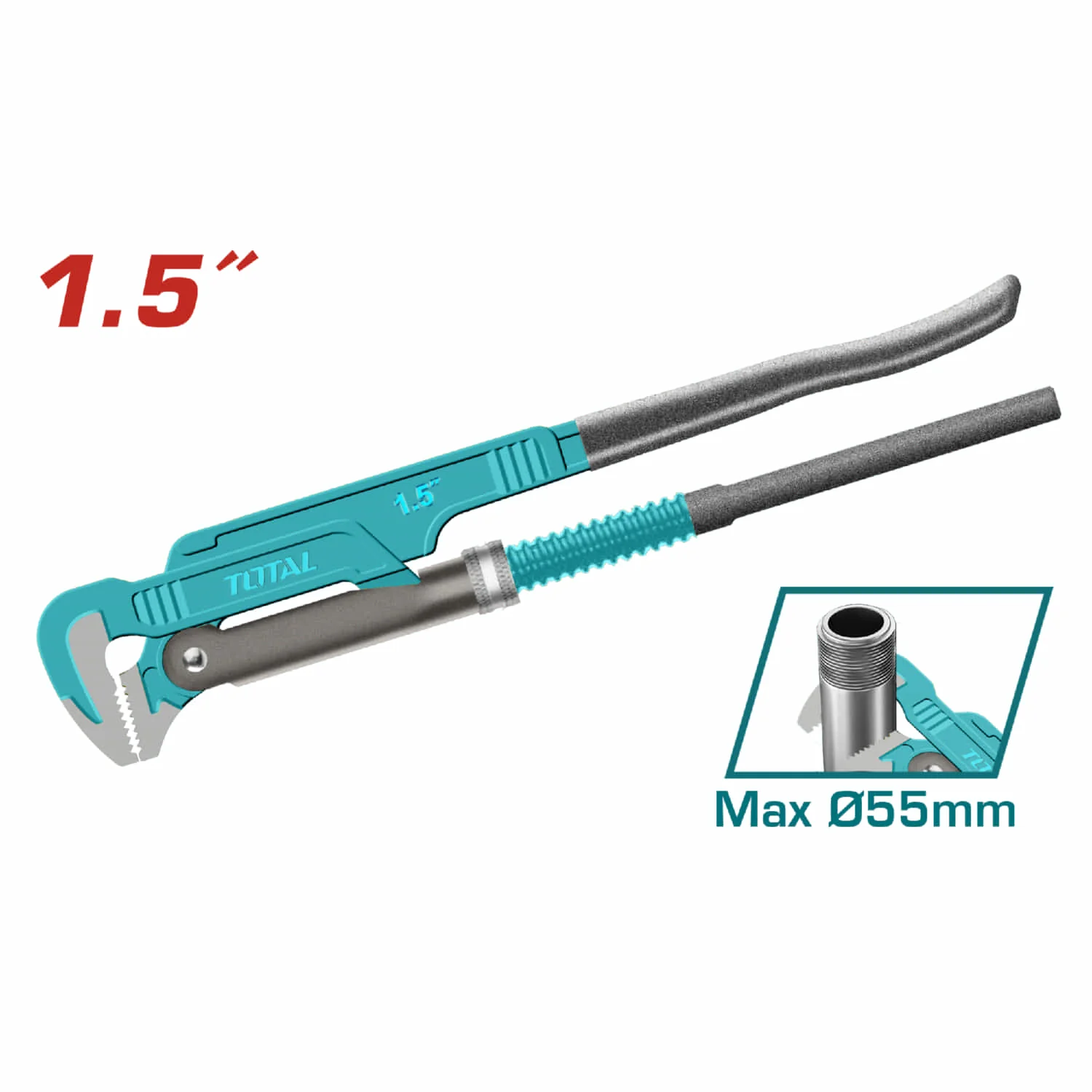 Llave Sueca De 90 Grados Industrial De 1 1/2". Tu