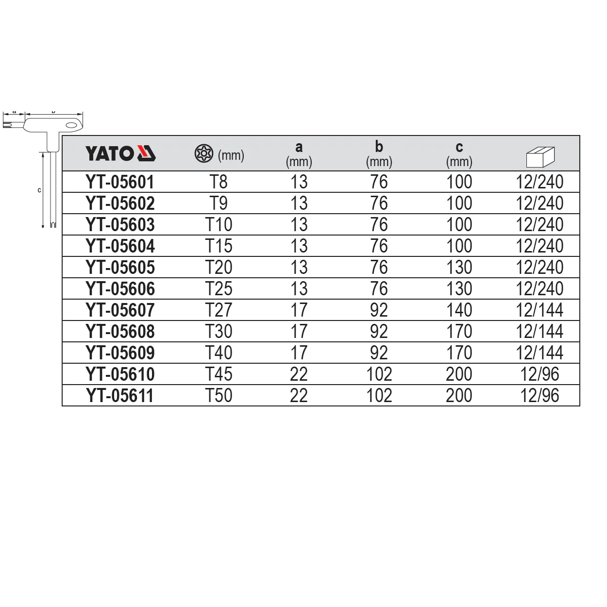 Llaves Torx Con Mango En T - Image 3