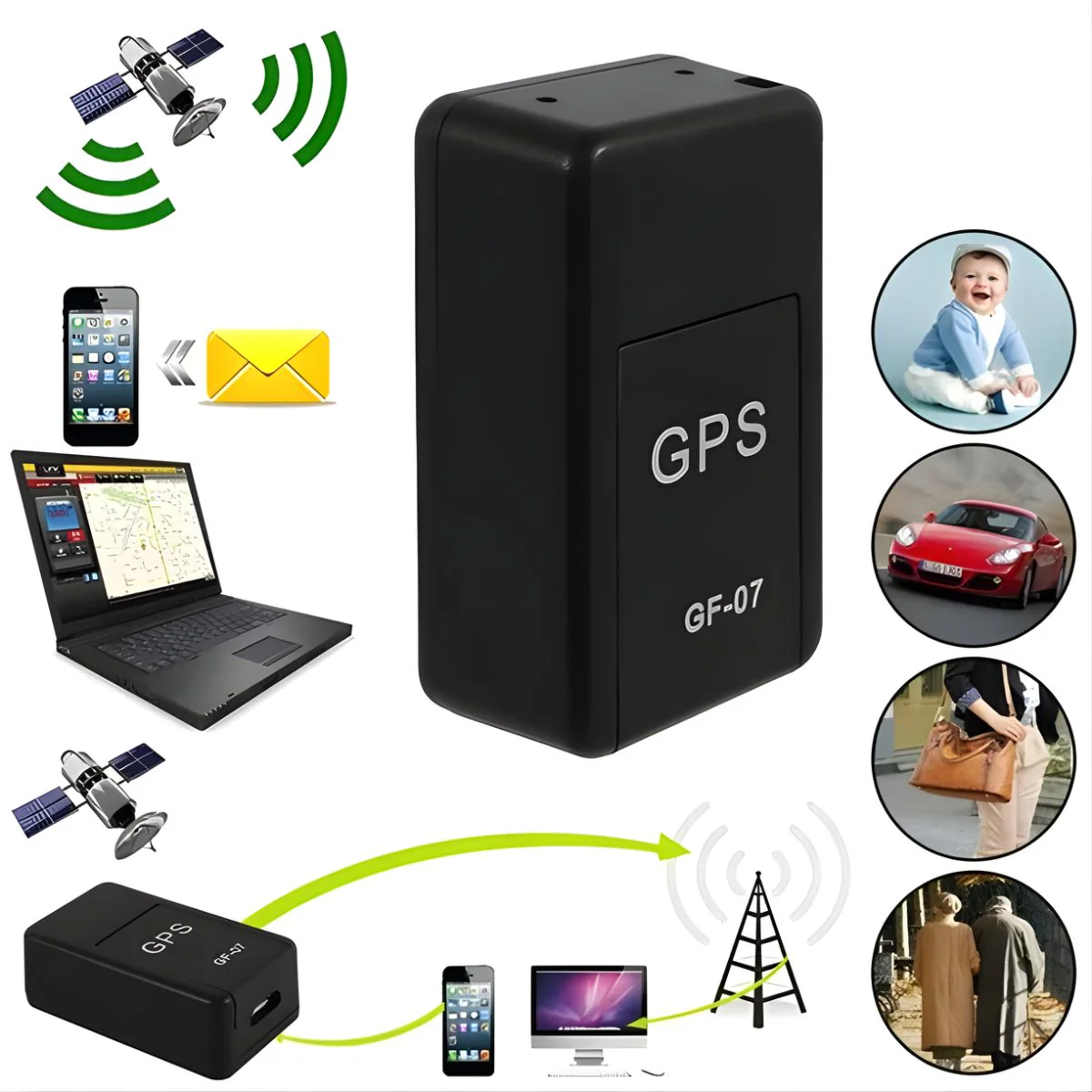 Localizador GPS En Tiempo Real. Mini Rastreador GPS Oculto Para Autos Y Motos. Seguimiento Por Celular. Alarma Por Geocerca. - Image 2
