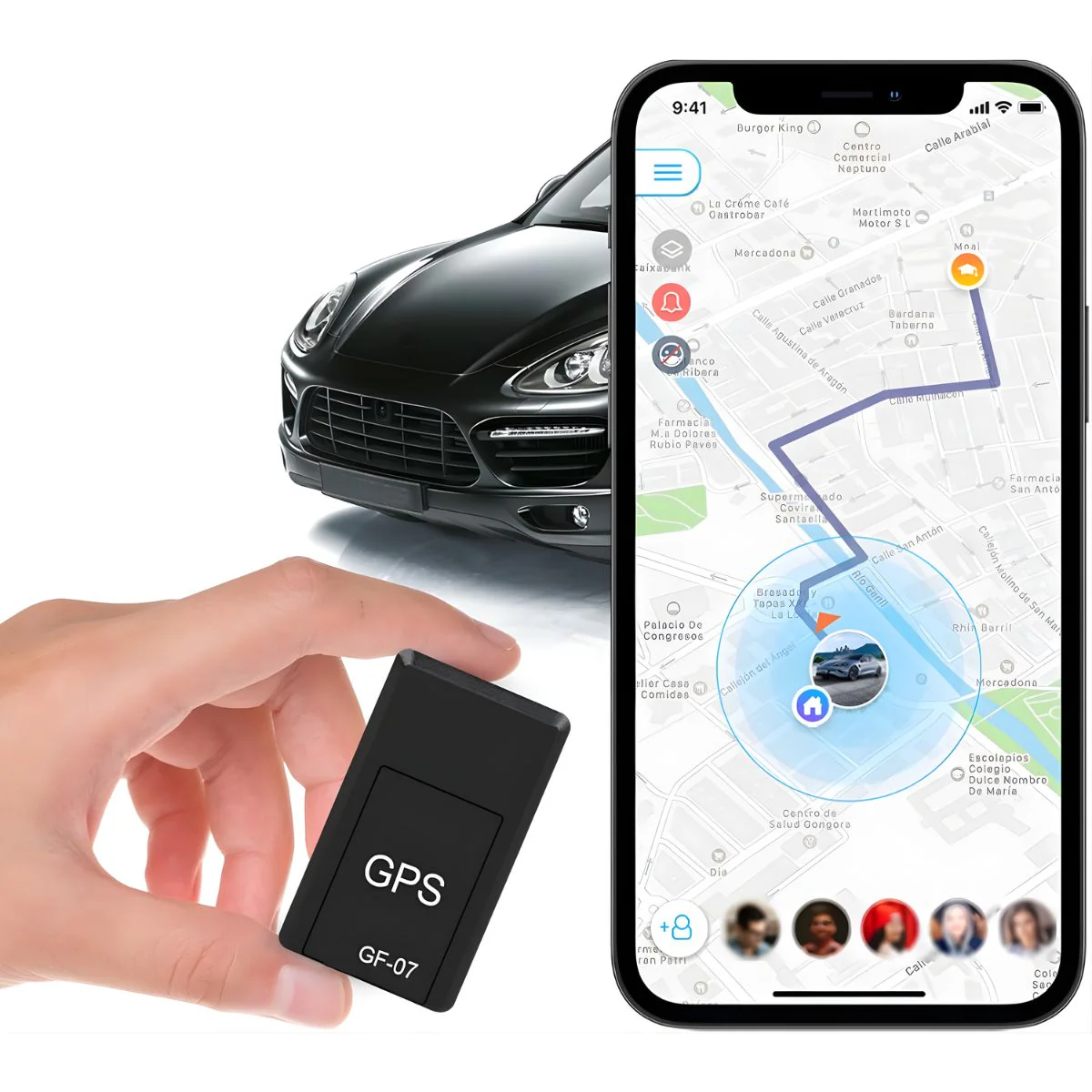 Localizador GPS En Tiempo Real. Mini Rastreador GPS Oculto Para Autos Y Motos. Seguimiento Por Celular. Alarma Por Geocerca. - Image 3