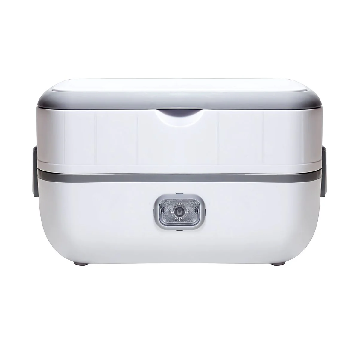 Lonchera Eléctrica Portátil Con Doble Recipiente. Calentador De Alimentos A Vapor 110V. Lunch Box De 2 Compartimentos.