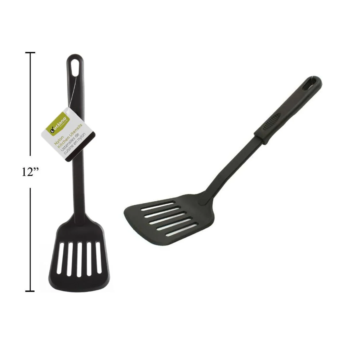 Luciano Nylon Espatula Volteador Para Cocinar, Etiqueta - Image 3