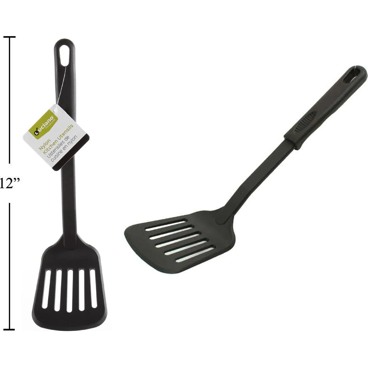 Luciano Nylon Espatula Volteador Para Cocinar, Etiqueta - Image 5