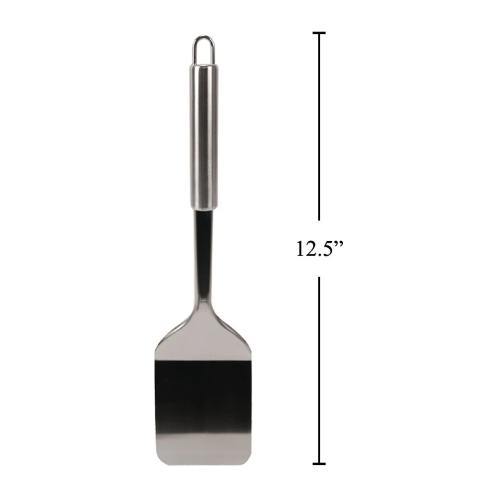 Luciano Volteador Macizo De 12,75 "L, Acero Inoxidable, Etiqueta Colgante - Image 4