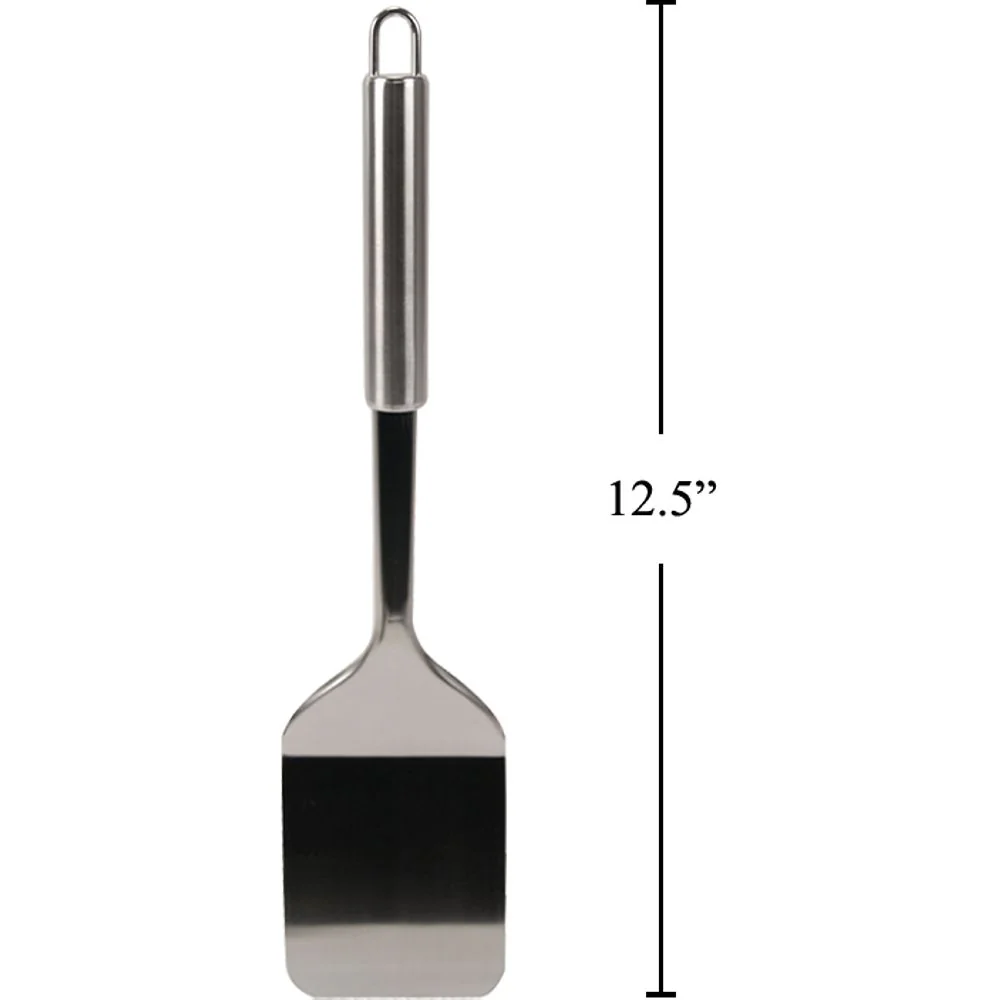 Luciano Volteador Macizo De 12,75 "L, Acero Inoxidable, Etiqueta Colgante - Image 6