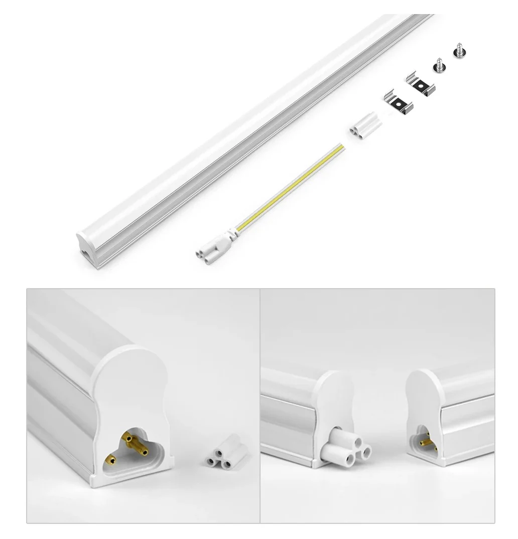 Lampara Lineal Luz LED Blanca De 58 Pulgadas 22 Watts Compatible Para Unión En Serie