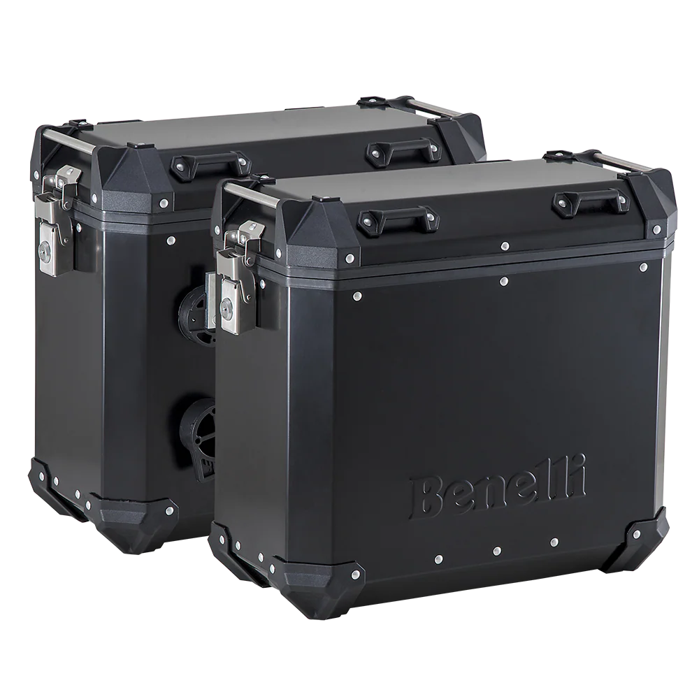 Maletas EVO Laterales De 58L Benelli Para TRK502X Color Negro