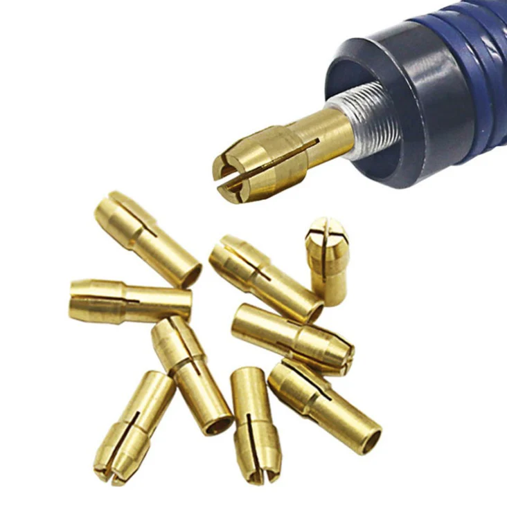 Mandril Adaptador Para Motortool Para Vastagos De 3.2Mm (1/8"). Set De 5 Und