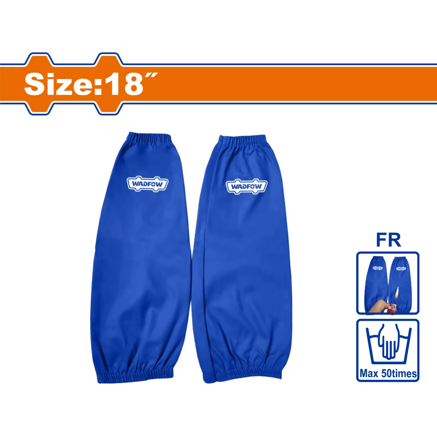 Mangas Retardantes Al Fuego. Ignífuga. 18" (1 Par). Ideal Para Trabajos De Soldadura. - Image 2