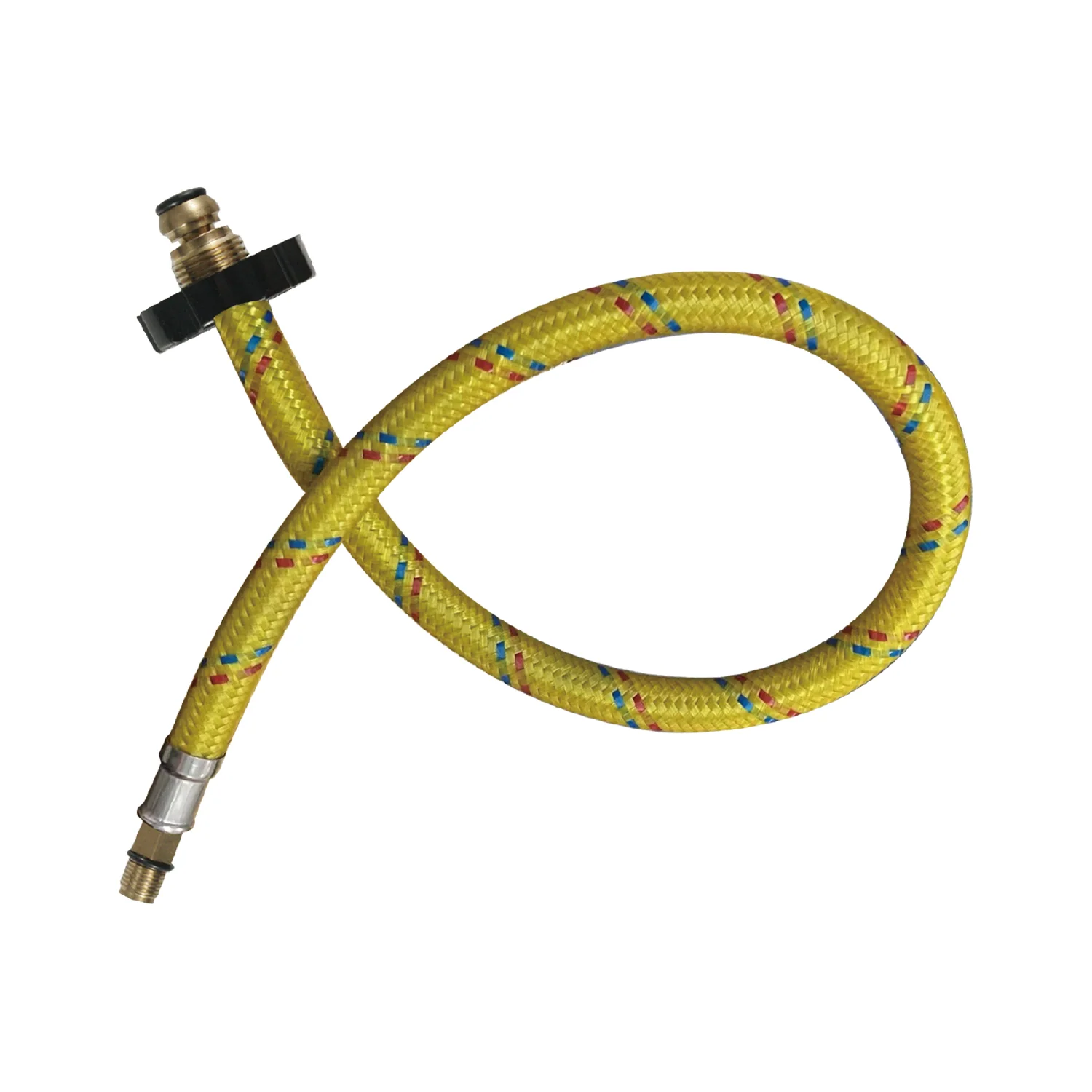 Manguera Para Gas Flexible 55Cm. Tubo De Abasto Trenzado En Nailon Con Conectores Metálicos M7/8'' X M7/16''. - Image 2
