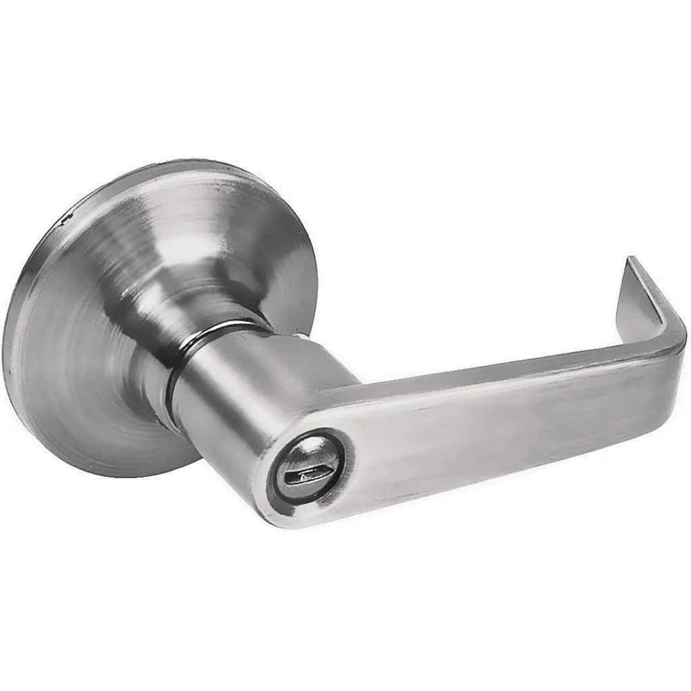 Manija Plana Tubular, Níquel Satinado, Baño Prolok. - Image 2