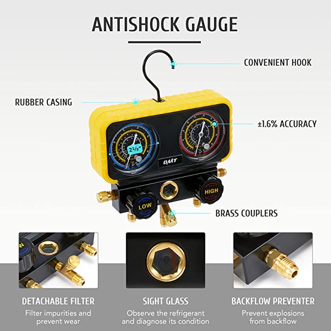 Manómetros Para R32 Gas Refrigerante Para Aires Acondicionados - Image 4