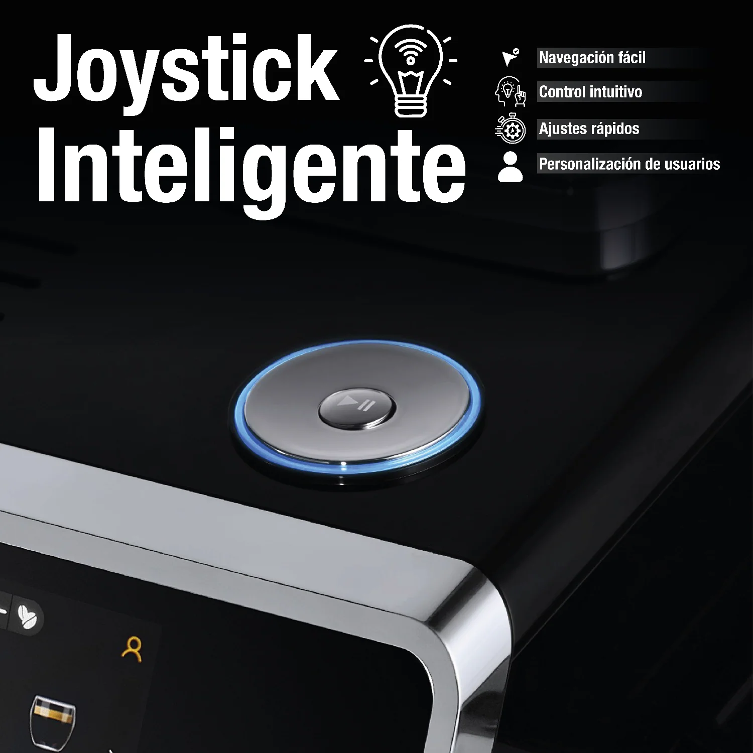 Máquina De Cafe Automática Profesional Granos Y Polvo Sistema De Control Inteligente Avanzado 20 Bar Pantalla Táctil  Joystick Espresso Capuchino Latte Cortado Macchiato - Image 4