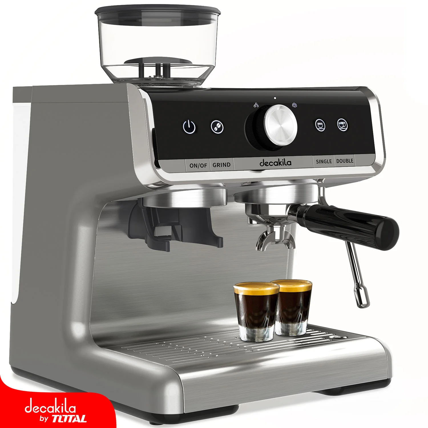 Maquina De Café Espresso 1350W. 15Bar. (Con Moledor De Granos Integrado) - Image 3