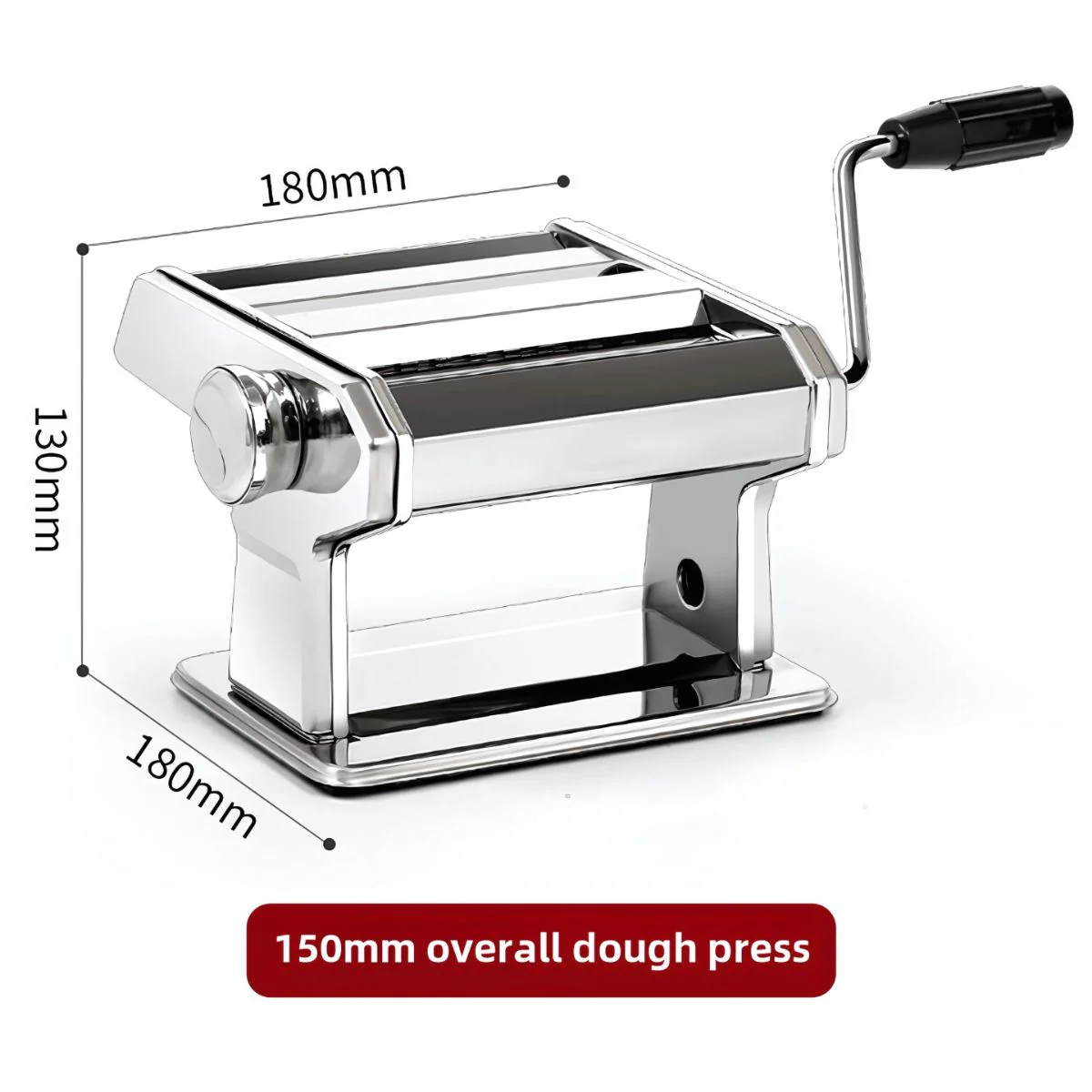 Máquina Manual Para Hacer Pasta Fresca. Rodillo De 150 Mm, 9 Niveles De Grosor Y Cortador De Fideos. Spaguetti Ravioli - Image 6