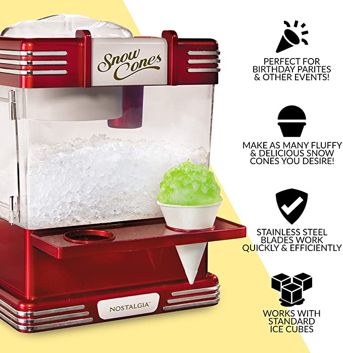 Máquina Para Hacer Raspados, Color Rojo - Image 3