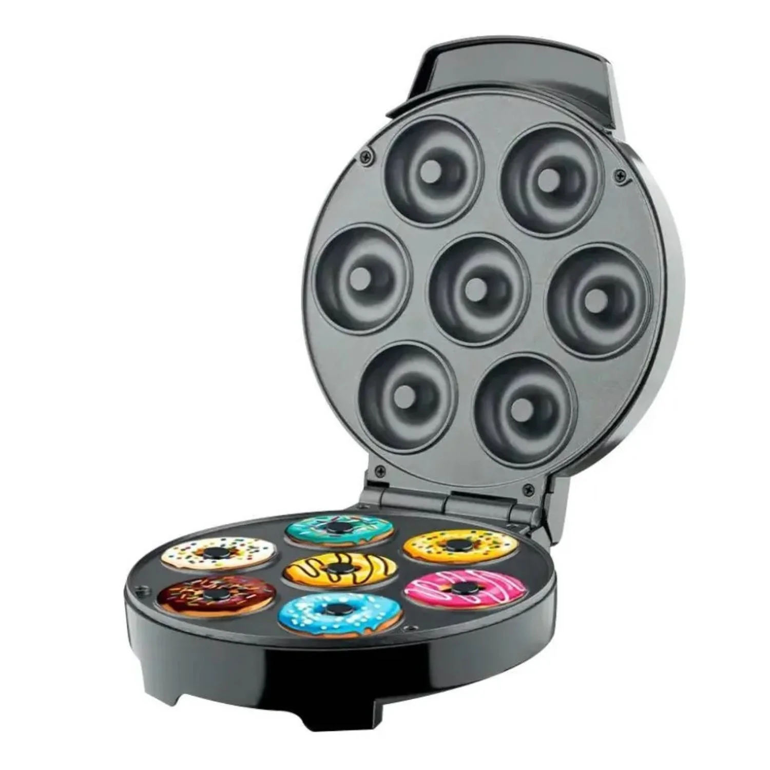Máquina Para Mini Donas 1000W Con Cocción Doble Y Placas Antiadherentes 110V /60Hz. Donut Maker - Image 2
