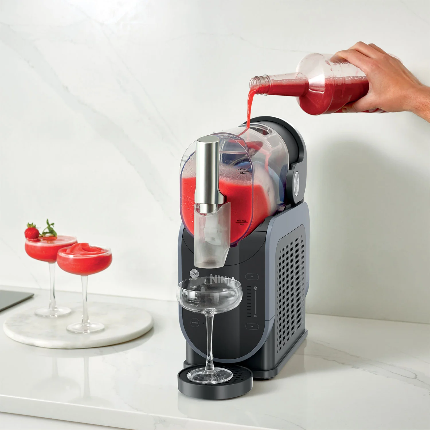 Máquina Profesional Ninja Slushi. Máquina De Bebidas Congeladas Y Granizados De 88 Onzas, 5 Programas Preestablecidos. - Image 2