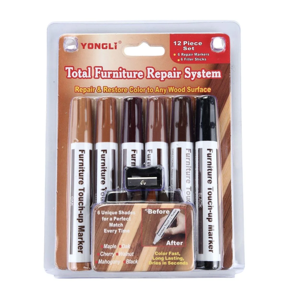 Marcadores Y Creyones Reparadores Para Pintar Rayones Muebles Y Pisos De Madera. - Image 2