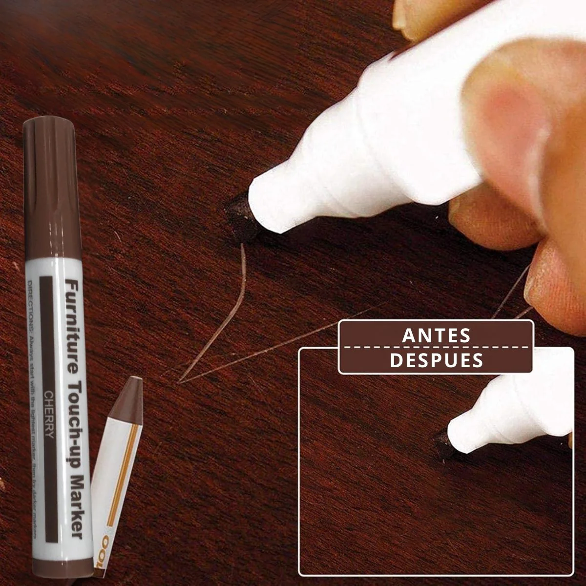 Marcadores Y Creyones Reparadores Para Pintar Rayones Muebles Y Pisos De Madera. - Image 3