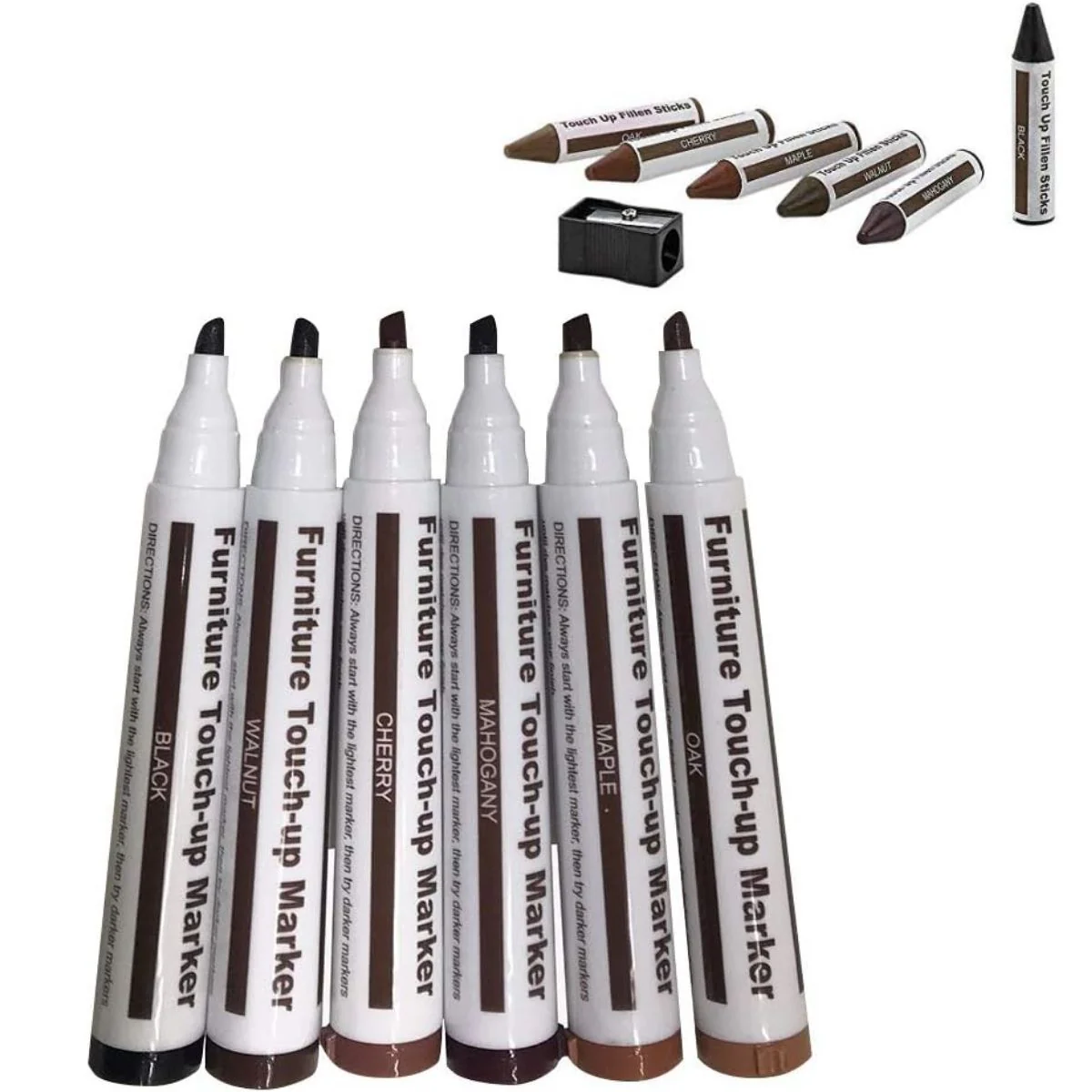Marcadores Y Creyones Reparadores Para Pintar Rayones Muebles Y Pisos De Madera. - Image 4