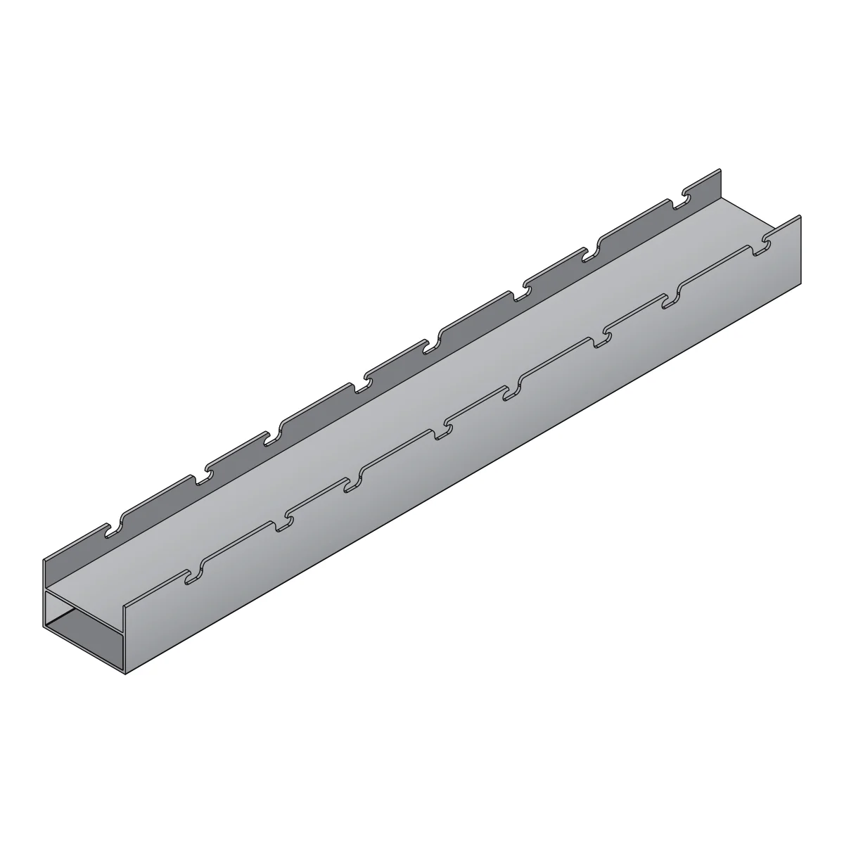 Marco Mecanizado Reforzado Para Montaje De Louver Modelo U128 Y U128.1. Espacio Visible 23.36 Mm. Pa
