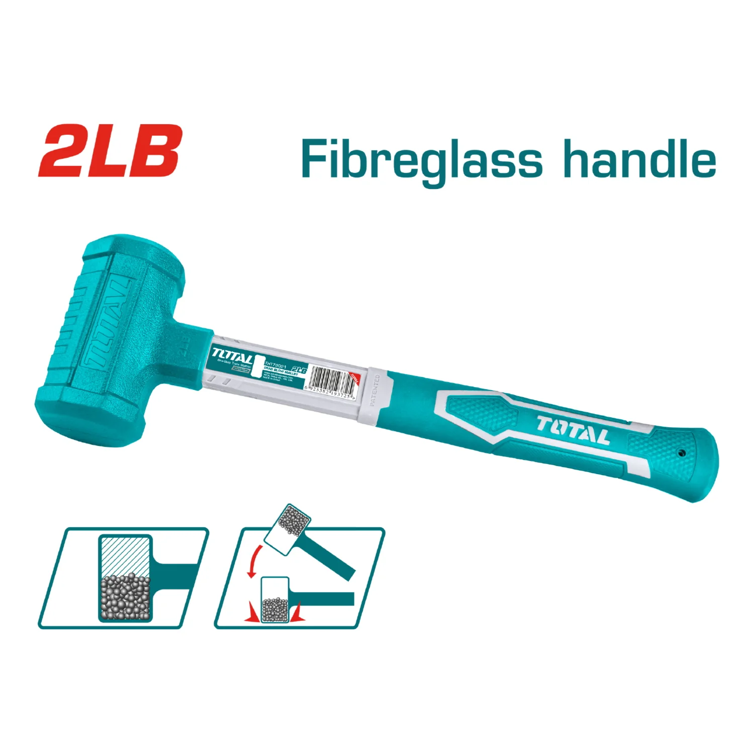 Martillo Anti Rebote Deadblow. 2Lbs. Antichispa. - Image 2