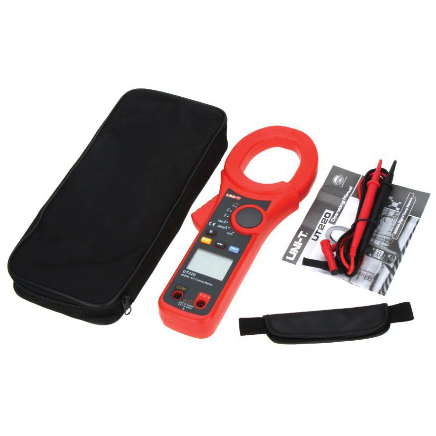 Medidor Abrazadera 2000A 750V UNI-T UT220 Pinza Amperimétrica Digital Para Medir Voltaje AC/ DC. - Image 3
