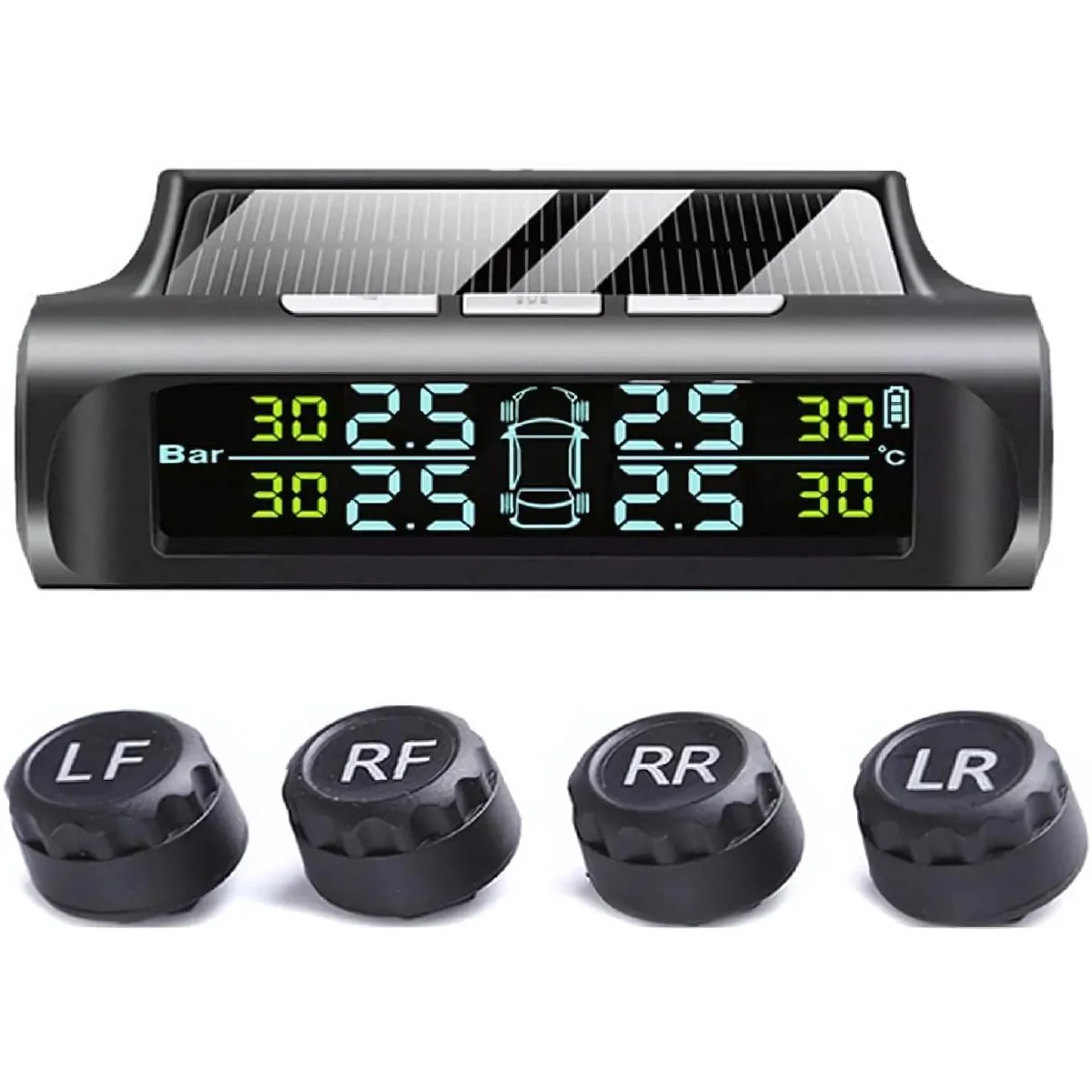 Medidor De Presión De Llantas. Sistema De Monitoreo De Presión De Neumáticos Inalámbrico. TPMS.