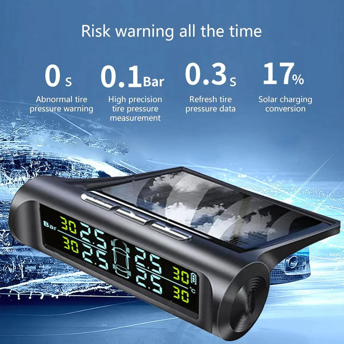 Medidor De Presión De Llantas. Sistema De Monitoreo De Presión De Neumáticos Inalámbrico. TPMS. - Image 3